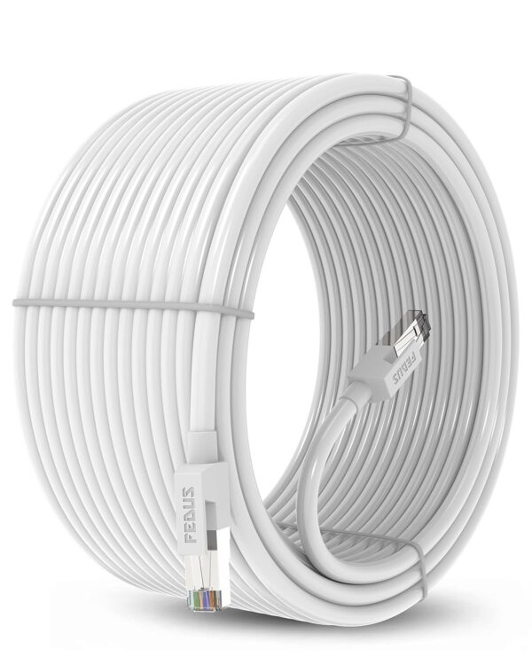FEDUS Cat6 Ethernet Cable, 100 Meter High Speed 550MHZ / 10 Gigabit Speed UTP LAN Cable, Network Cable Internet Cable RJ45 Cable LAN Wire, Patch Computer Cord Gigabit Category 6 Wires for Modem,Router