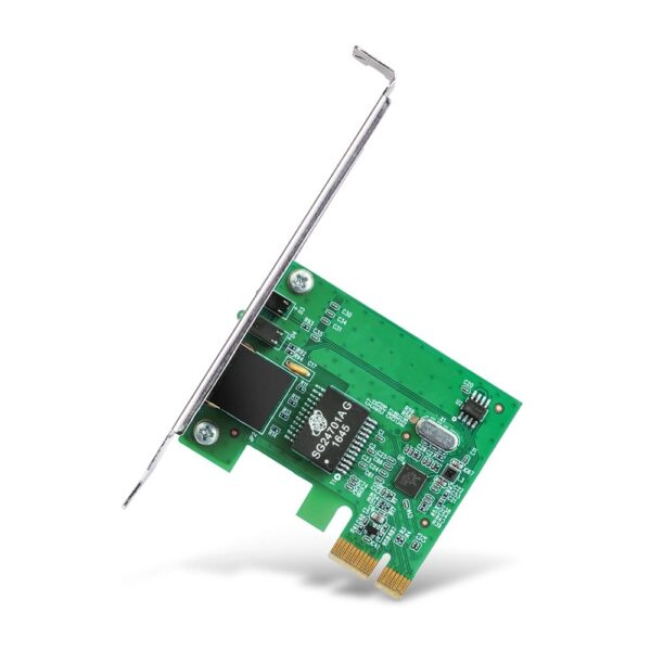 TP-LINK TG-3468 Gigabit PCI Express Network Adapter - Green, 32-bit 10/100/1000 Mbps RJ45 Port, IEEE 802.3X Flow Control, Win 11/10/8.1/8/7/Vista/XP,