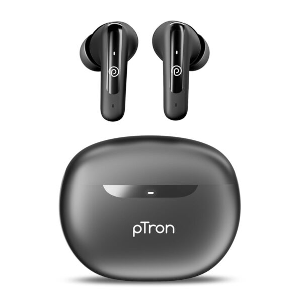 pTron Bassbuds Astra in-Ear TWS Earbuds with Stereo Sound, 34Hrs Playtime, Stereo Calls, Bluetooth V5.3