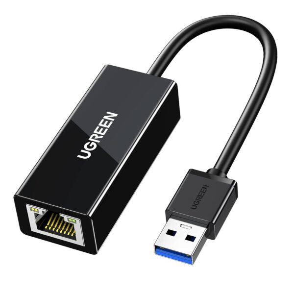 UGREEN Ethernet Adapter USB 3.0 Gigabit 10 100 1000 Mbps Rj45 Cable Connector Wired Internet LAN Converter Compatible with Switch OLED MacBook Windows macOS...