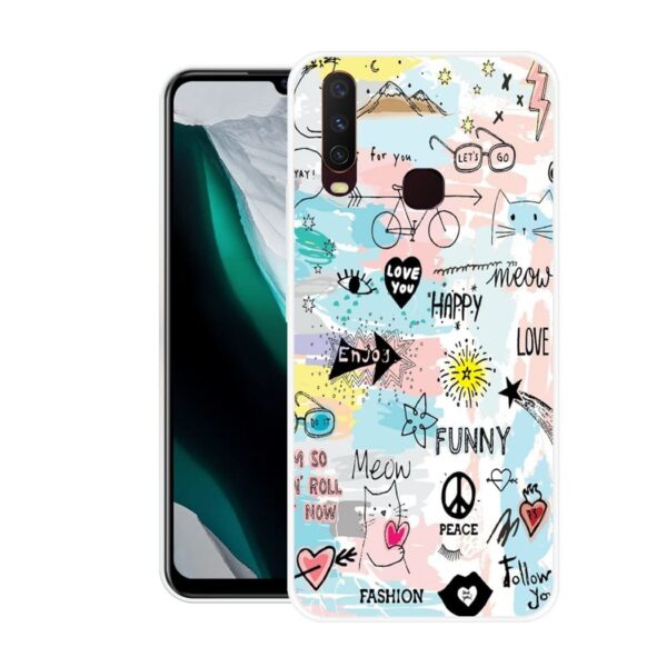 Ghanta Walaj Back Cover Silicon Soft Printed Cases For Vivo Y12,Vivo Y15,Vivo Y17 Mobile Phone, Multi-Colored