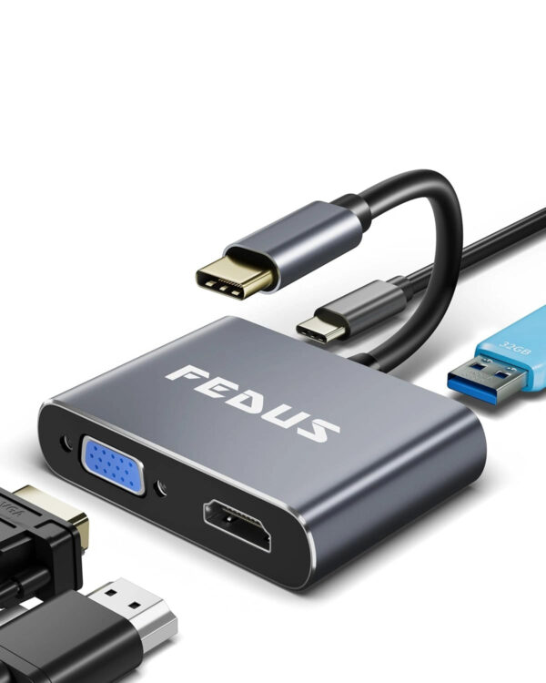 USB C Hub with 4K HDMI & 65W PD – For MacBook & More