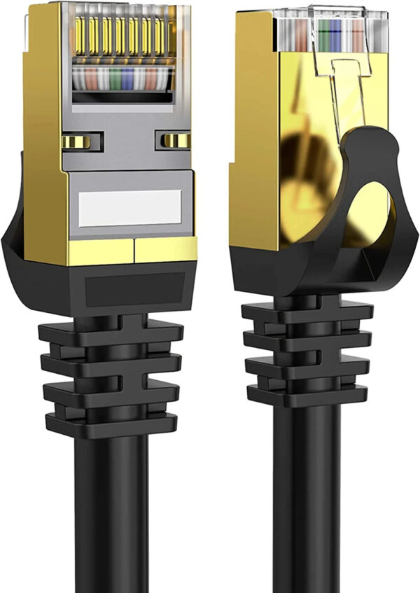 Cat8 Ethernet Cable 40Gbps 2000MHz High-Speed LAN Cord